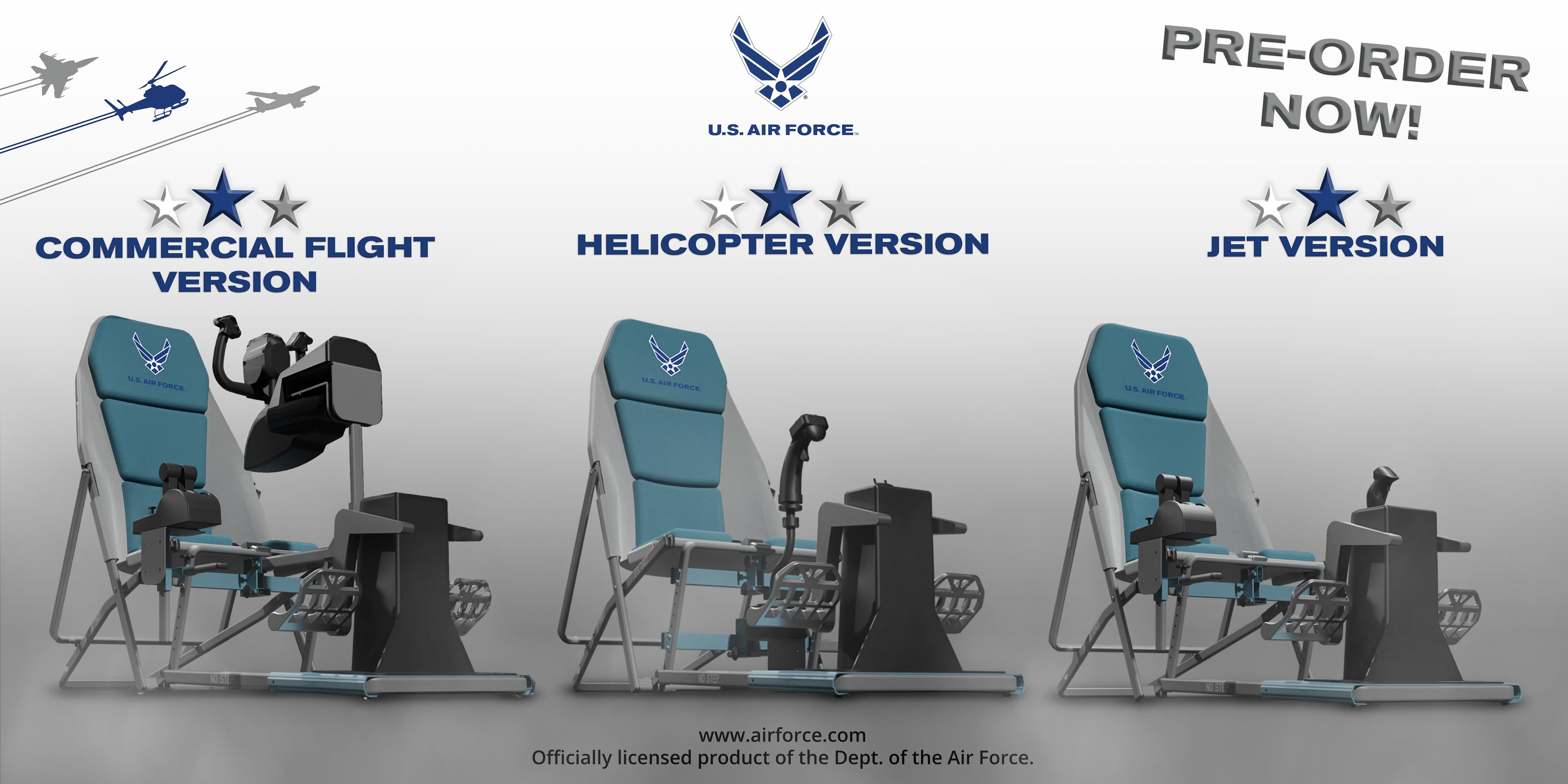 GTR Simulator Unveils U.S. Air Force Licensed Foldable Flight Simulator Cockpit