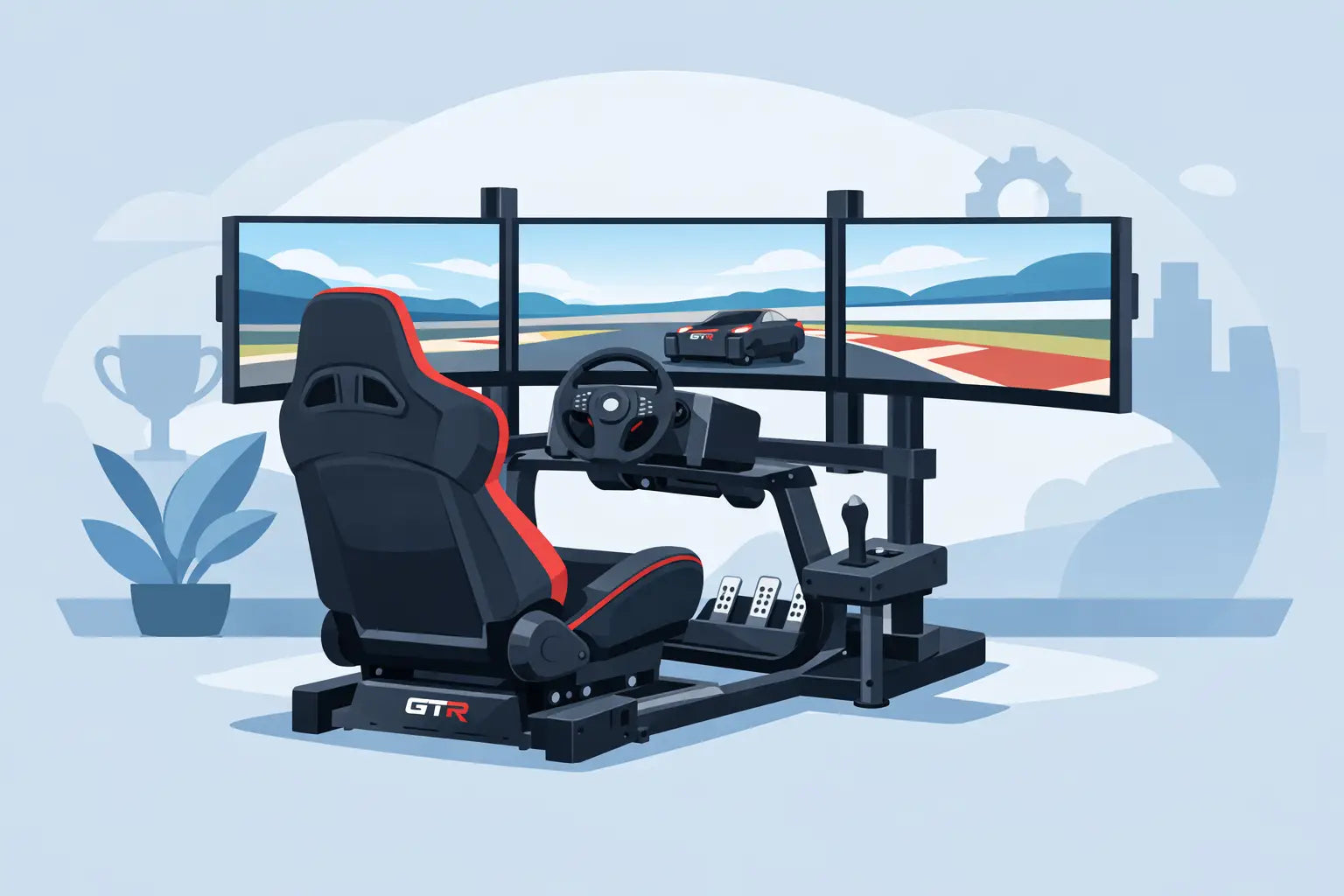 Sim Racing Monitor Stand Setup Done Right
