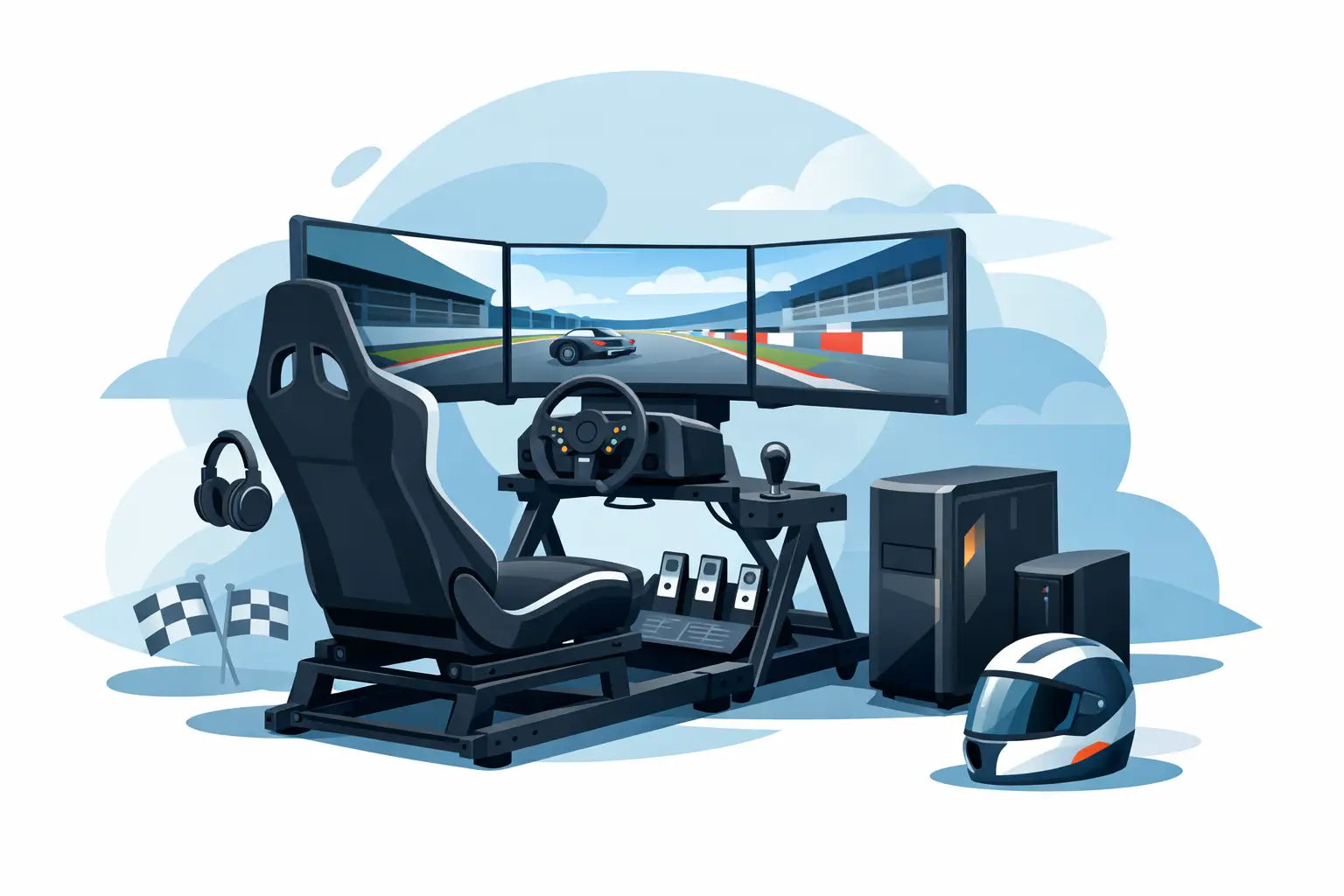 Best Racing Simulator Bundle with Seat