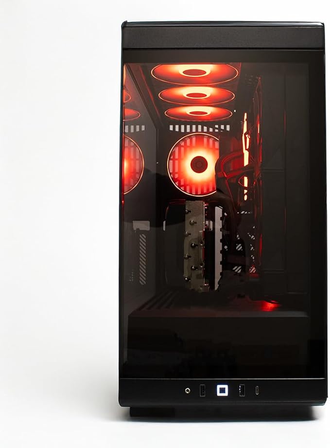 Firestorm Spark Custom Built Gaming PC Desktop, Ryzen 5 9600X 3.9GHz, RTX 5070 12GB GDDR7, 16GB DDR5 RAM, 1TB NVMe M.2 SSD, 850W PSU, 240mm AIO, WiFi, Win 11 Pro