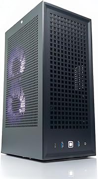 Firestorm Ignite Custom Built ITX Gaming PC Desktop, Ryzen 5 9600X 3.9GHz, RTX 5070 12GB GDDR7, 16GB DDR5 RAM, 1TB NVMe M.2 SSD, 750W PSU, 240mm AIO, WiFi, Win 11 Pro