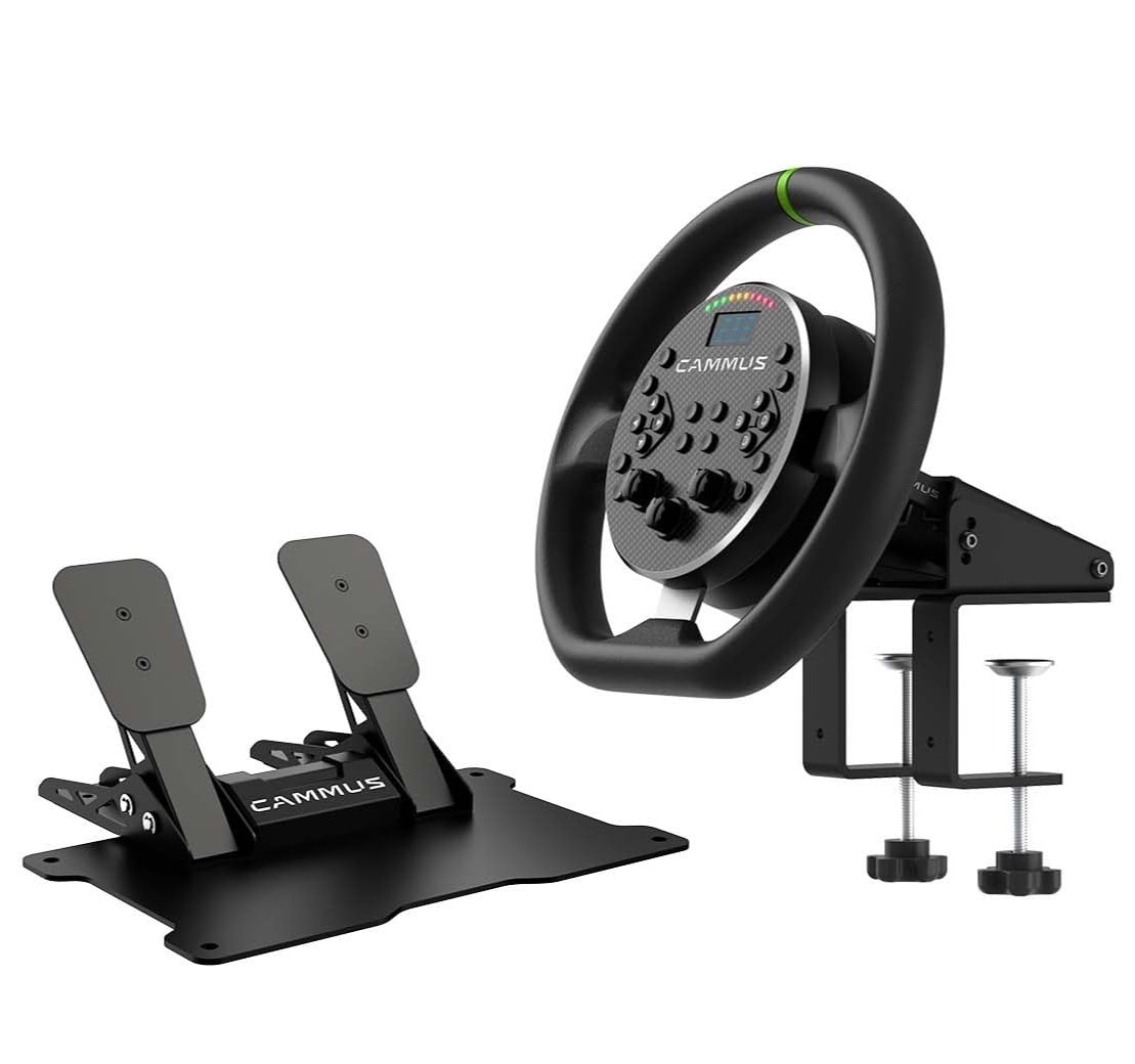 cammus pedals CAMMUS C5 Bundle for C5 Base and CP5 Pedals – GTR Simulator