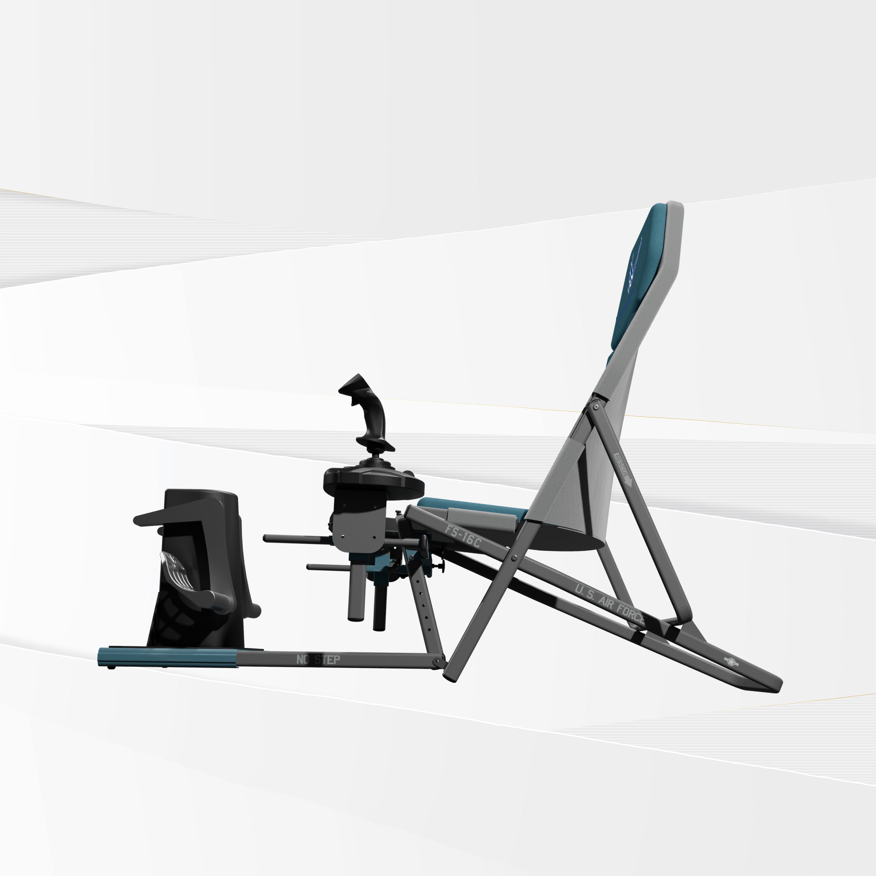 FS-16C Foldable Flight Simulator Cockpit U.S. Air Force™ Licensed