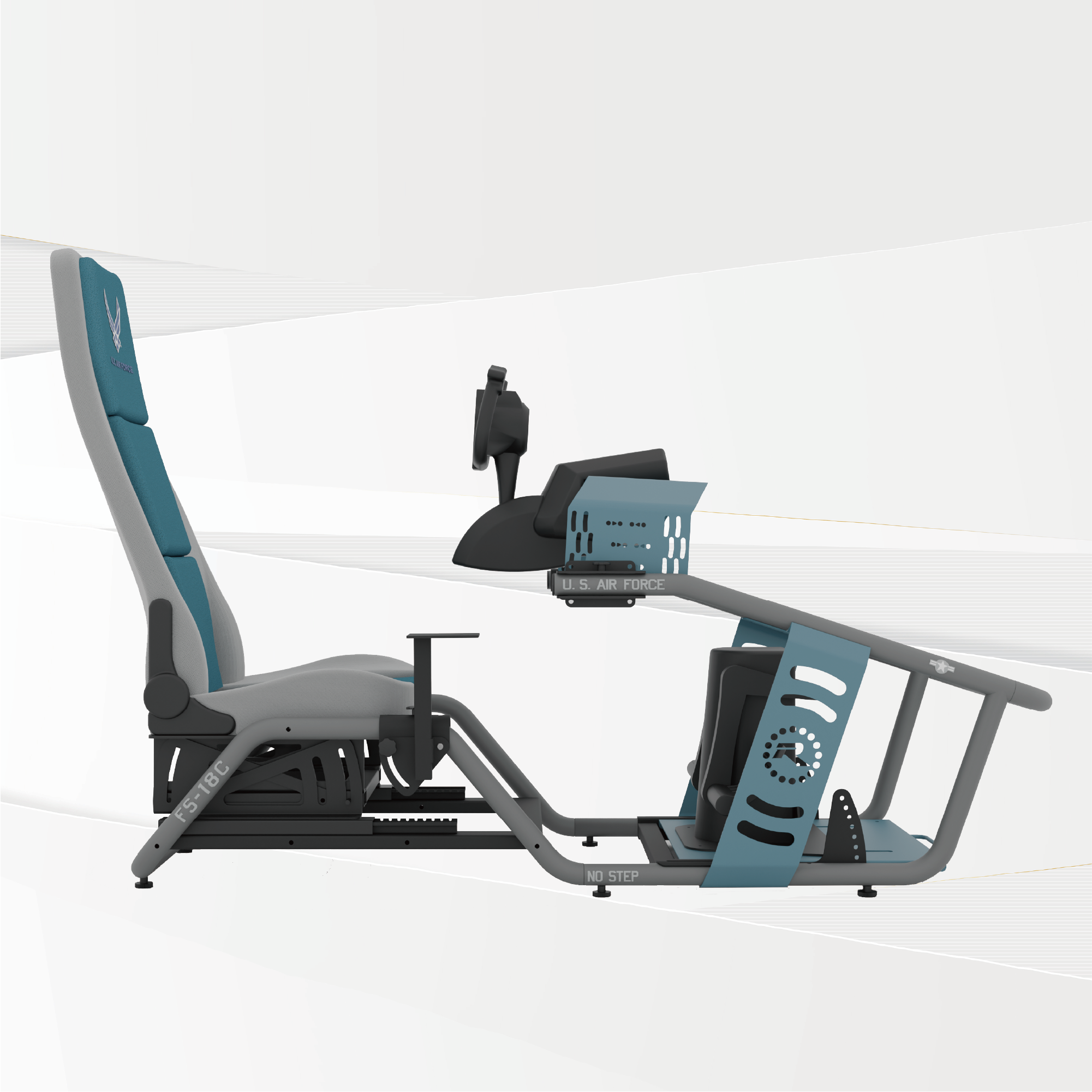 FS-18C U.S. Air Force™ Licensed Flight Simulator Cockpit