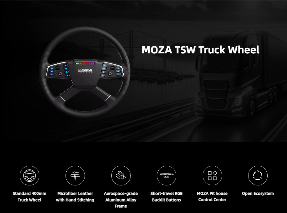 Roue de camion MOZA TSW