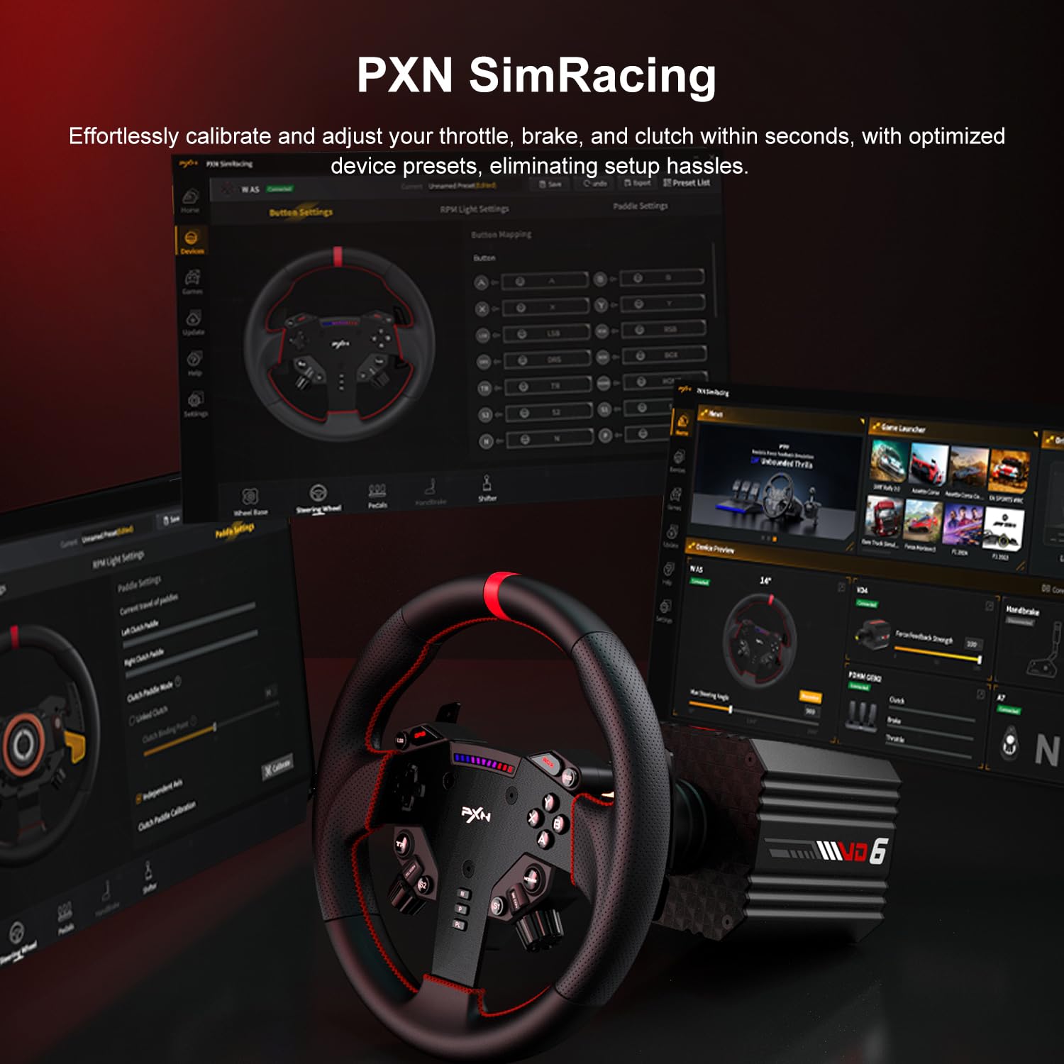 PXN VD6 DD Wheel Bundle