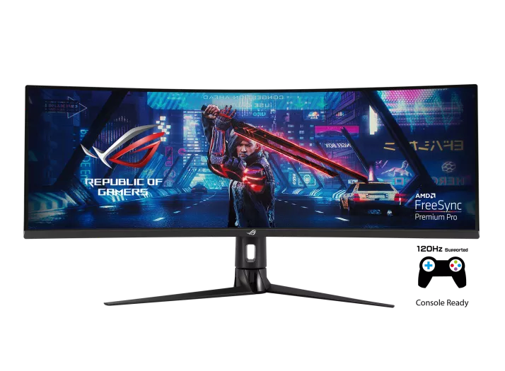Asus ROG Strix XG49VQ Super Ultra-Wide HDR Gaming Monitor — 49-inch 32:9 (3840 x 1080), 144Hz