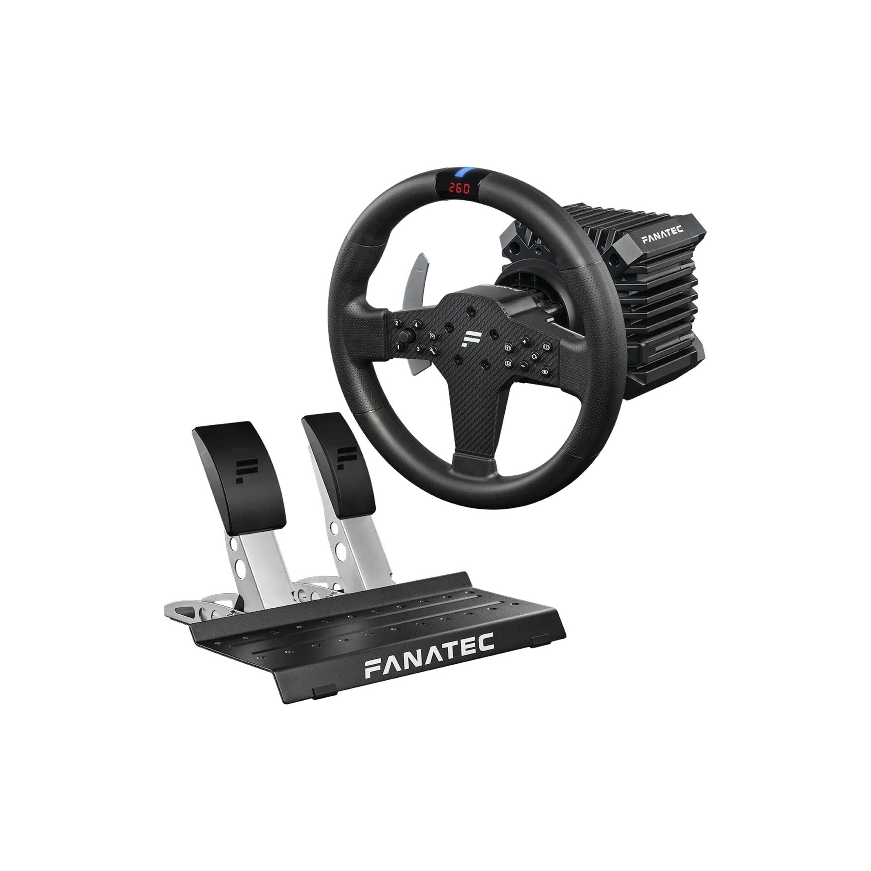 fanatec wheel and pedals Fanatec CSL DD QR2 Ready2Race Bundle for PC (8 Nm)