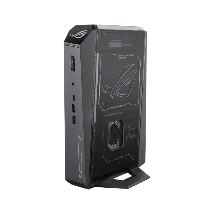 05 – ROG NUC 2025, side view, power off