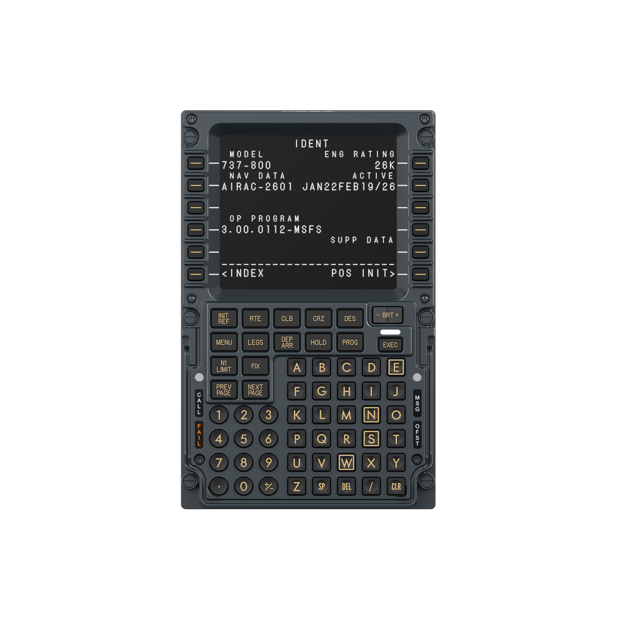 MOZA MB7F Flight Computer Display