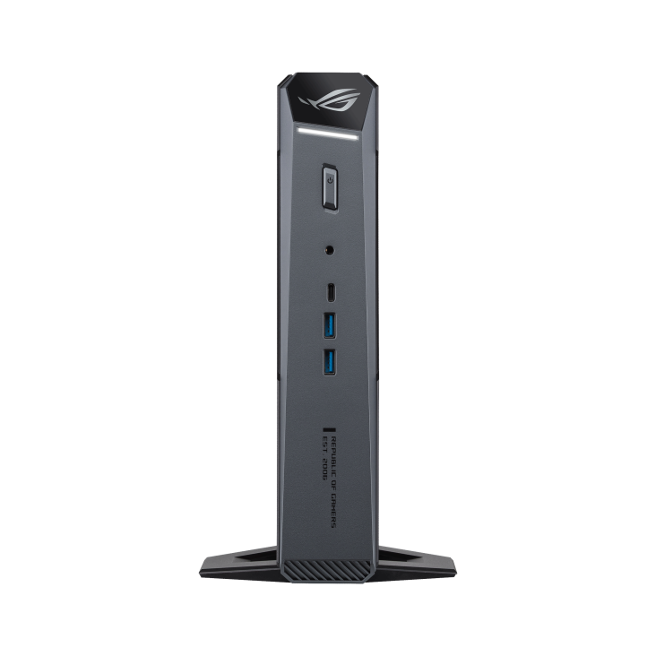 ASUS ROG GR70 MiniPC product photo — ASUS ROG GR70, pure front, light on