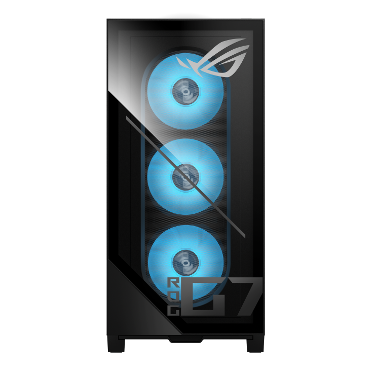 ASUS ROG G700 (2025) G700 product photo — The front view of the ROG G700 desktop