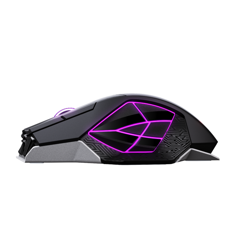 ASUS ROG Spatha X 65K Gaming Mouse product photo — Side view of the Spatha X 65K mouse