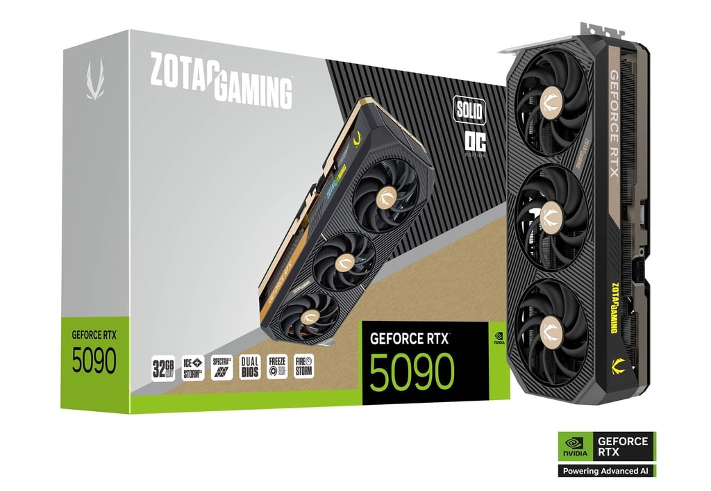 ZOTAC GAMING RTX 5090 SOLID OC Black