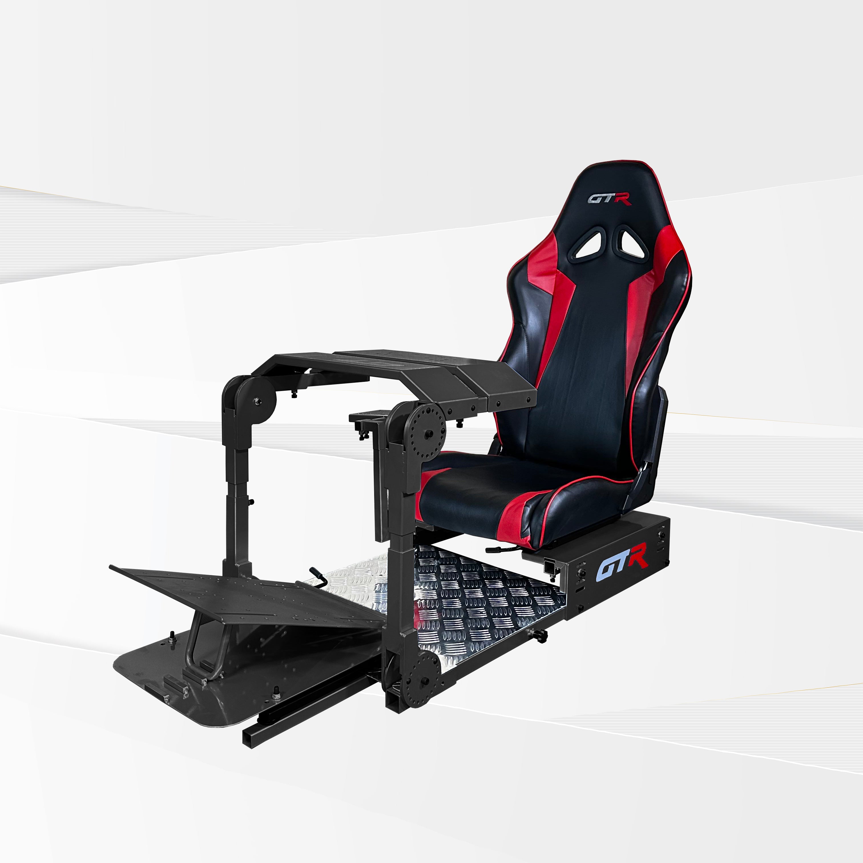 thumbnail image 2 of GTR Simulator GTA-F Model Silver Frame Triple | Single Monitor Stand 2 of 11