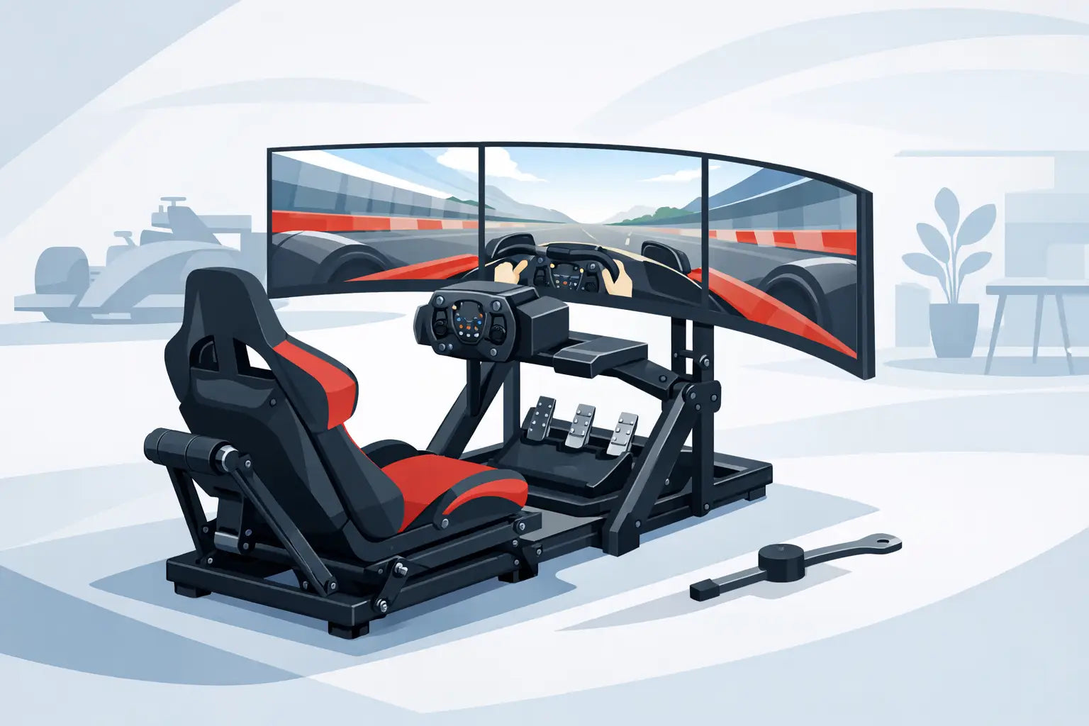 Formula GT Adjustable Simulator Cockpit Guide