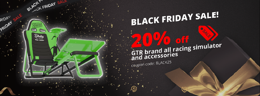 Black Friday Sale Is Here — Save Big on GTR Simulator Gear!