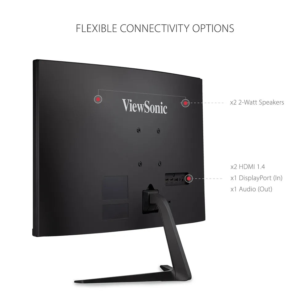 ViewSonic 32" Curved 1080p 1ms 180Hz Gaming Monitor with FreeSync Premium | VX3218-PC-MHD