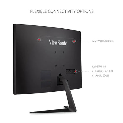 ViewSonic 32" Curved 1080p 1ms 180Hz Gaming Monitor with FreeSync Premium | VX3218-PC-MHD