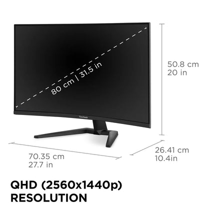 ViewSonic 32" Curved 1440p 1ms 180Hz Gaming Monitor with FreeSync | VX3228C-2K