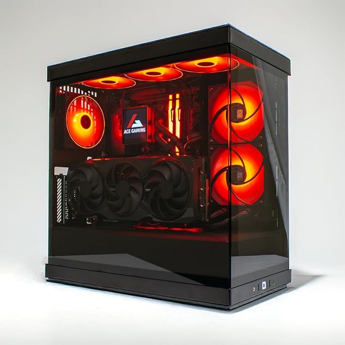 Firestorm Spark Custom Built Gaming PC Desktop, Ryzen 5 9600X 3.9GHz, RTX 5070 12GB GDDR7, 16GB DDR5 RAM, 1TB NVMe M.2 SSD, 850W PSU, 240mm AIO, WiFi, Win 11 Pro