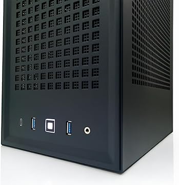 Firestorm Ignite Custom Built ITX Gaming PC Desktop, Ryzen 5 9600X 3.9GHz, RTX 5070 12GB GDDR7, 16GB DDR5 RAM, 1TB NVMe M.2 SSD, 750W PSU, 240mm AIO, WiFi, Win 11 Pro