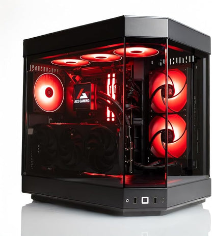 Firestorm Blaze Custom Built Gaming PC Desktop, Ryzen 7 9700X 3.8GHz, RTX 5070 12GB GDDR7, 32GB DDR5 RAM, 2TB NVMe M.2 SSD, 850W PSU, 240mm AIO, WiFi, Win 11 Pro