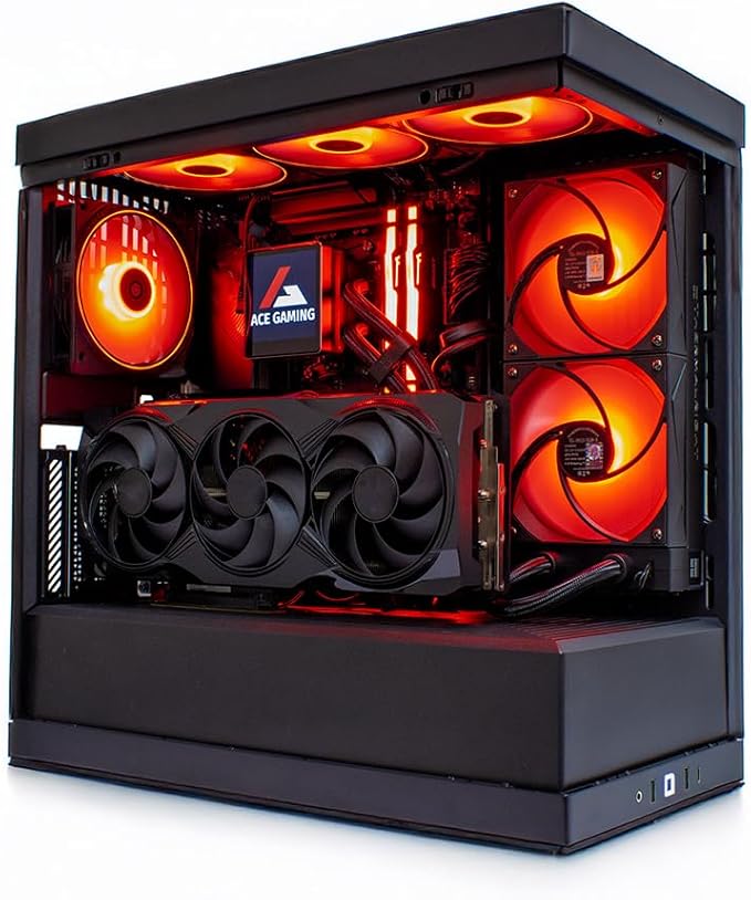 Ace Gaming Firestorm Spark Gaming PC Desktop - Thumbnail 4