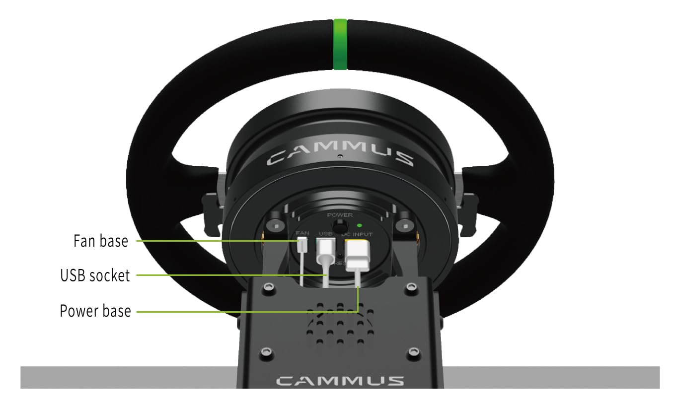 Pack CAMMUS C5 pour base C5 et pédales CP5 