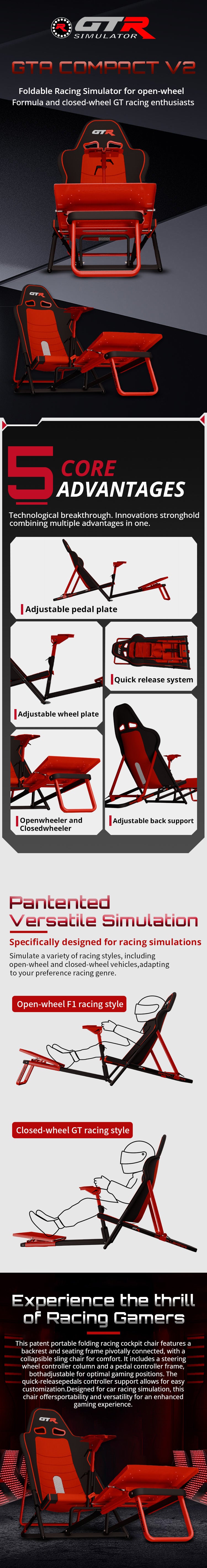 Sim Flight Simulator Chair
