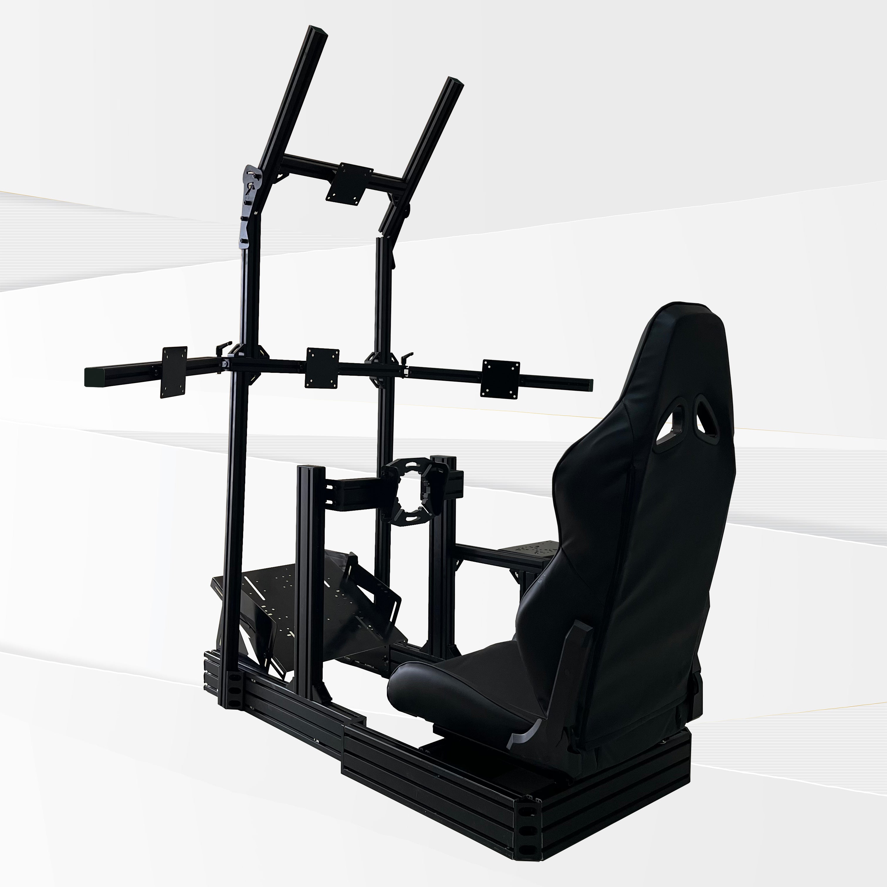 GTR Simulador Modelo GTA con asiento de carrera real silla de conducción de  cabina para simulador de conducción con cambiador de marcha