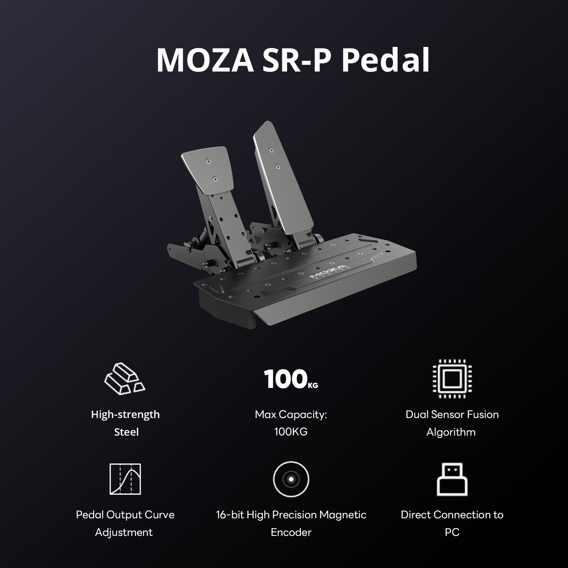 MOZA SR-P Clutch Pedal