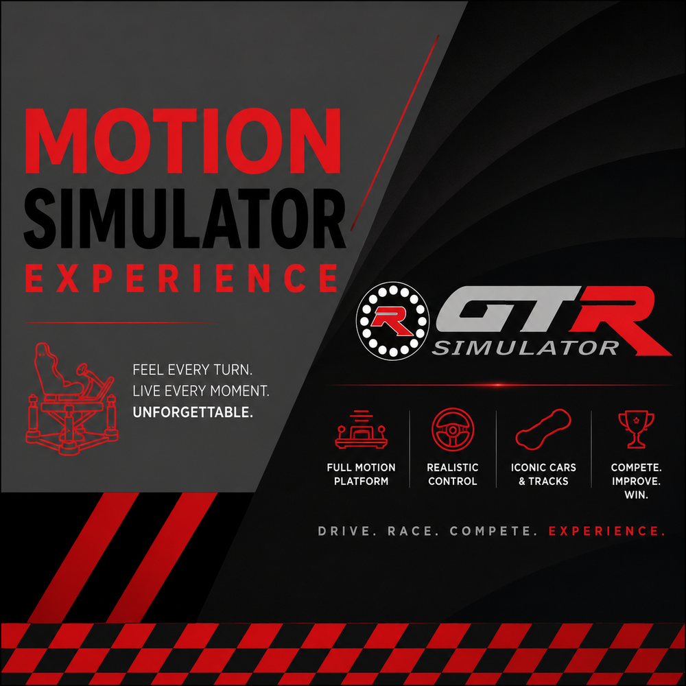 Mostion Racing Simulators Motion Racing Simulator Experience (30 Min) – GTR Simulator