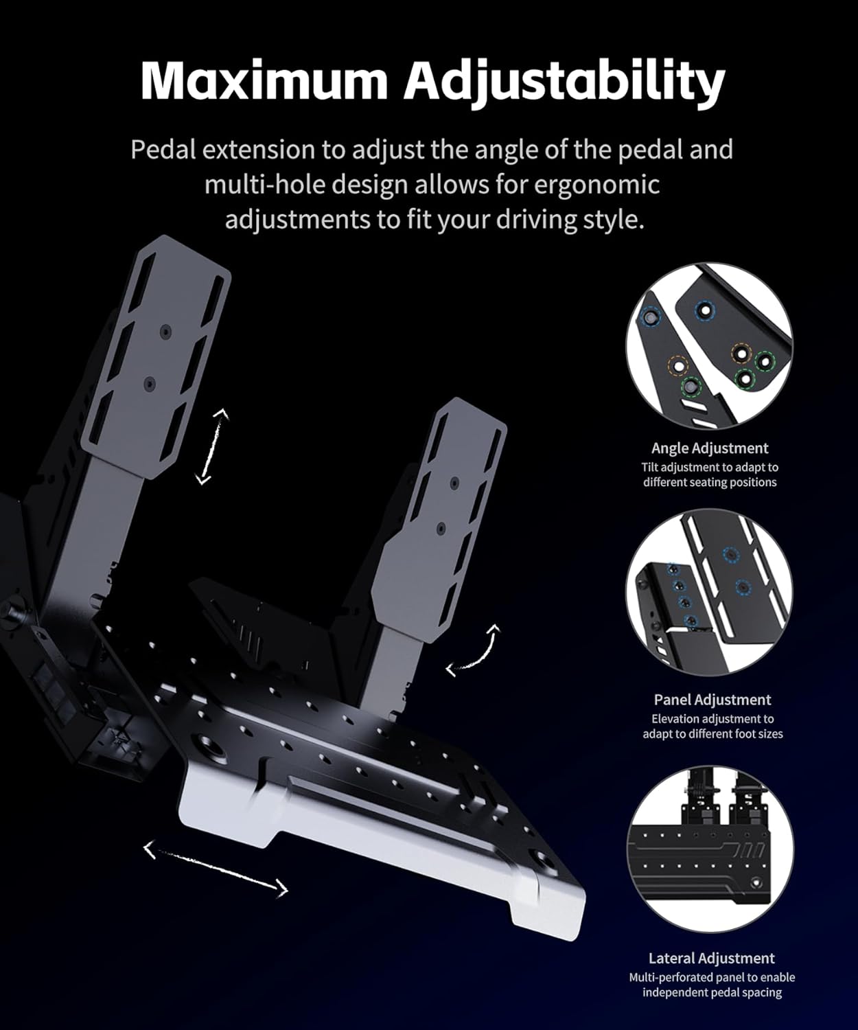 PXN Hall Effect Brake & Throttle Pedals