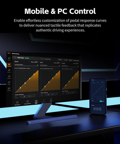 PXN Hall Effect Brake & Throttle Pedals