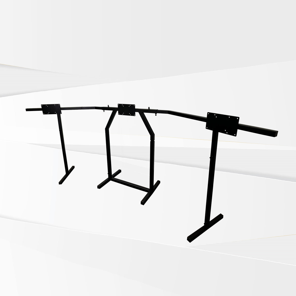 Freestanding Large Triple Monitor Stand – GTR Simulator