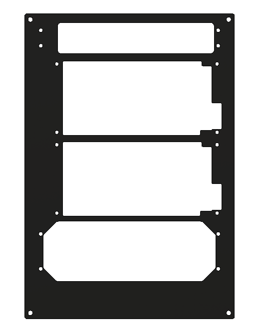 GCU Stack Faceplate - GMA350, Dual GTN650, and GFC500