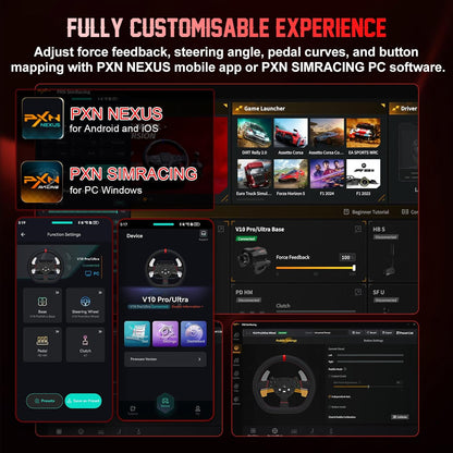 PXN V10 Ultra DD Wheel Bundle