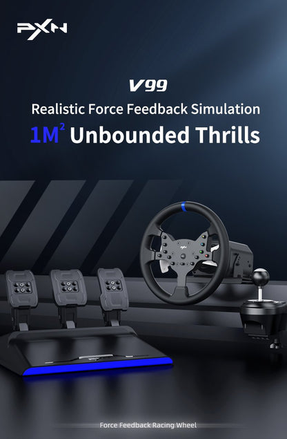 PXN V99 Gaming Wheel Bundle