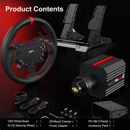 PXN VD6 DD Wheel Bundle