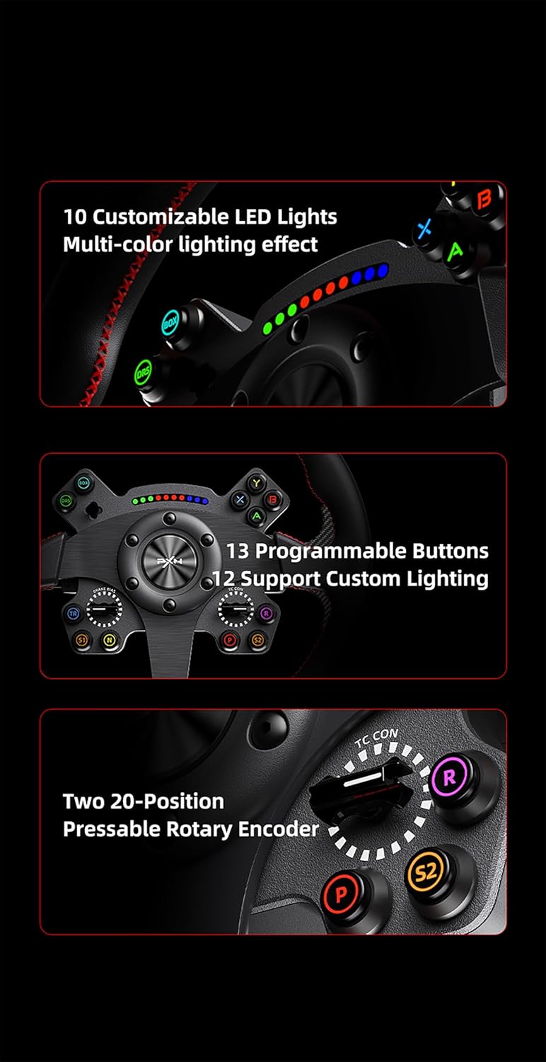 PXN W CS R2 Gaming Wheel – GTR Simulator