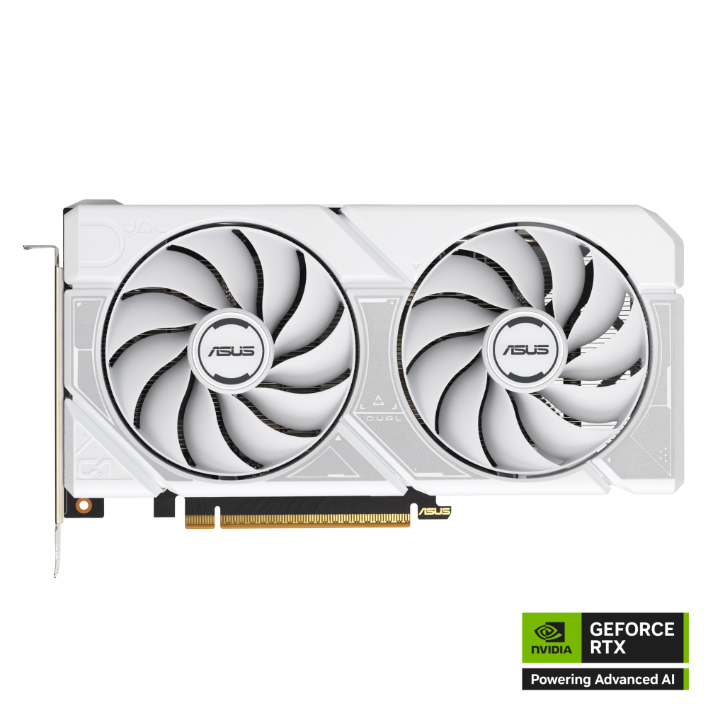 ASUS Dual GeForce RTX™ 5060 White OC Edition 8GB GDDR7