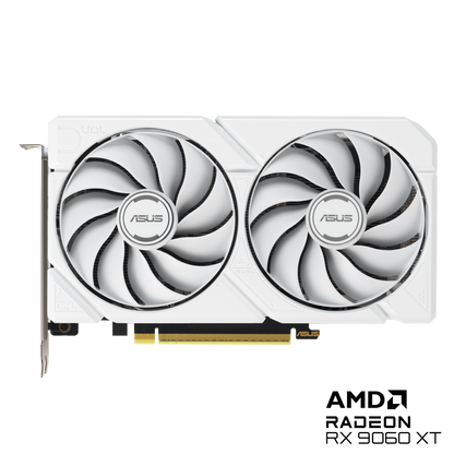 ASUS Dual Radeon™ RX 9060 XT 16GB GDDR6 White Edition