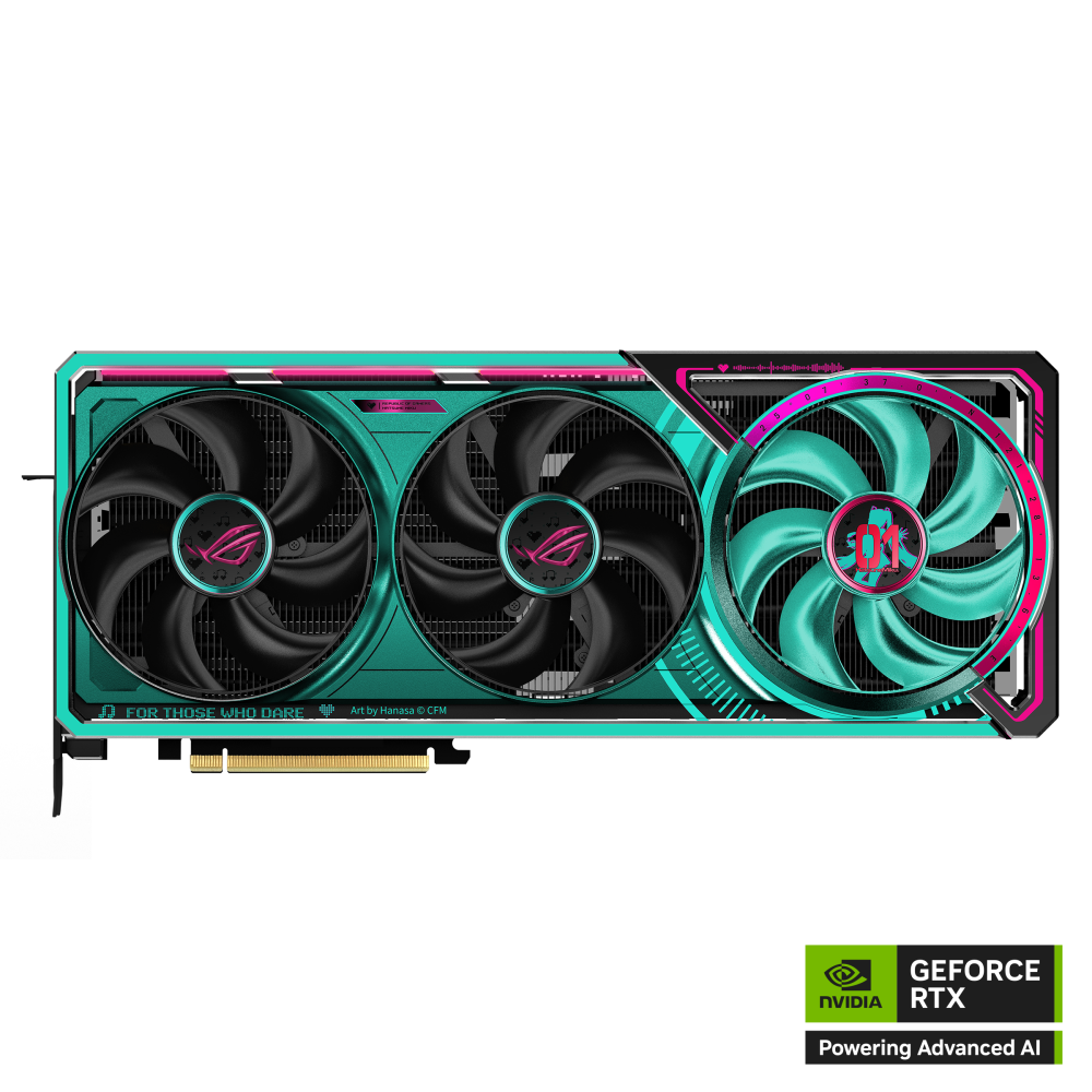 ROG Astral GeForce RTX™ 5080 16GB GDDR7 OC HATSUNE MIKU EDITION