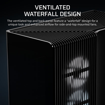 CORSAIR FRAME 4500X LX-R RGB iCUE LINK Panoramic Glass Mid-Tower Gaming PC Case - image 4