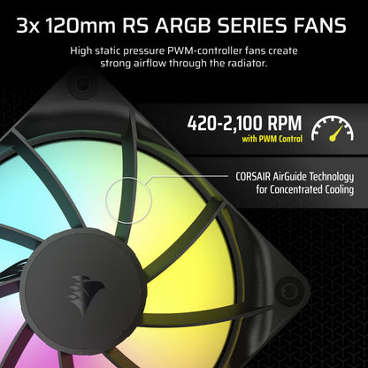 CORSAIR NAUTILUS 360 RS ARGB Liquid CPU Cooler - image 4