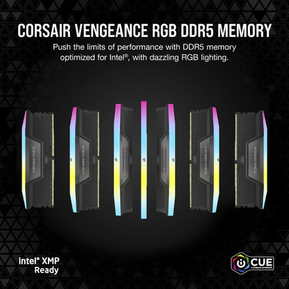 CORSAIR VENGEANCE RGB DDR5 memory side view