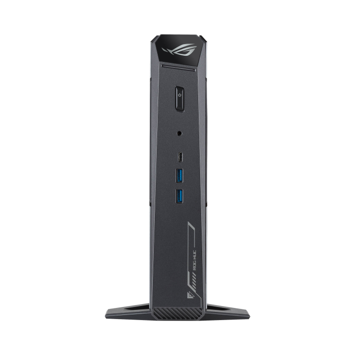 01 – ROG NUC 2025, front with stand