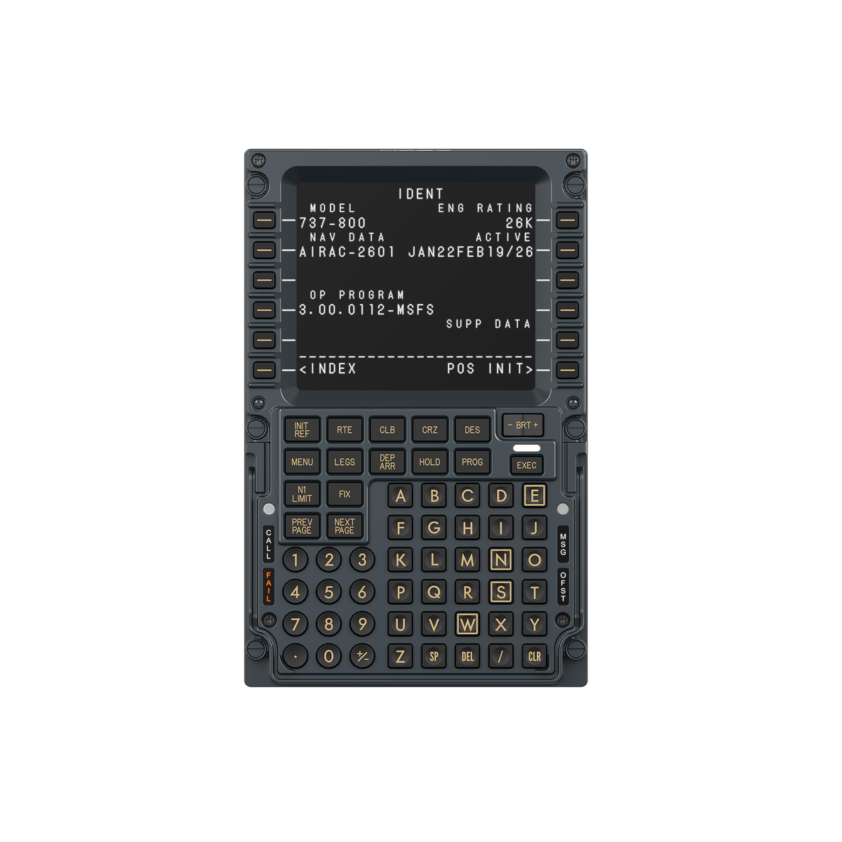 MOZA MB7F Flight Computer Display