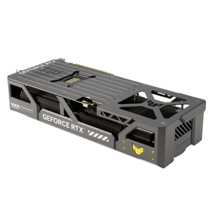 ASUS TUF Gaming GeForce RTX 5080 graphics card, rear view